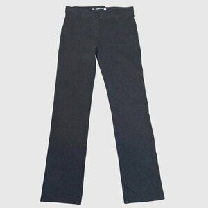 Beta Brand Women's Size Medium Charcoal Gray Pull On Stretch Dress Casual Pants